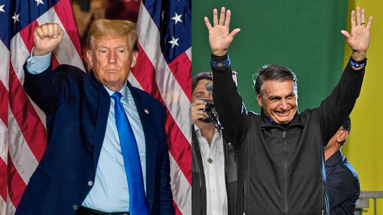 20231120_trump_bolsonaro_cedoc_g