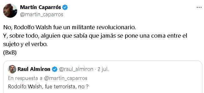 Tuits Martín Caparrós