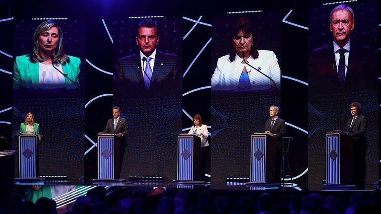 Los candidatos, en escena