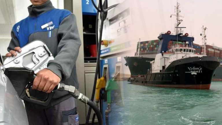 Nafta y buque