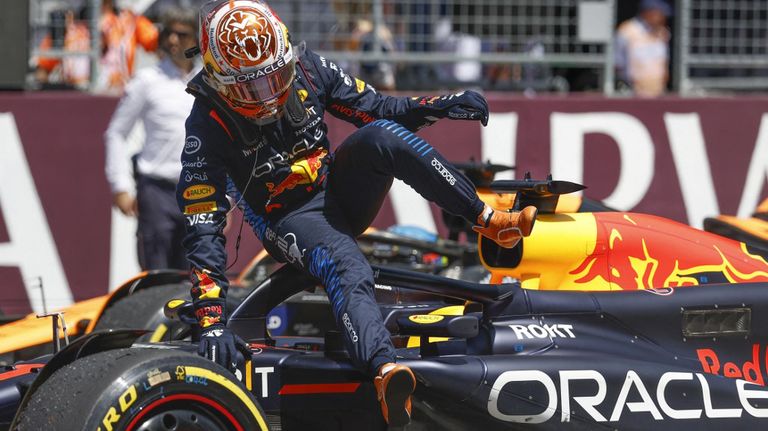 Max Verstappen, luego de ganar el 'Sprint' previo al Gran Premio de Austria.