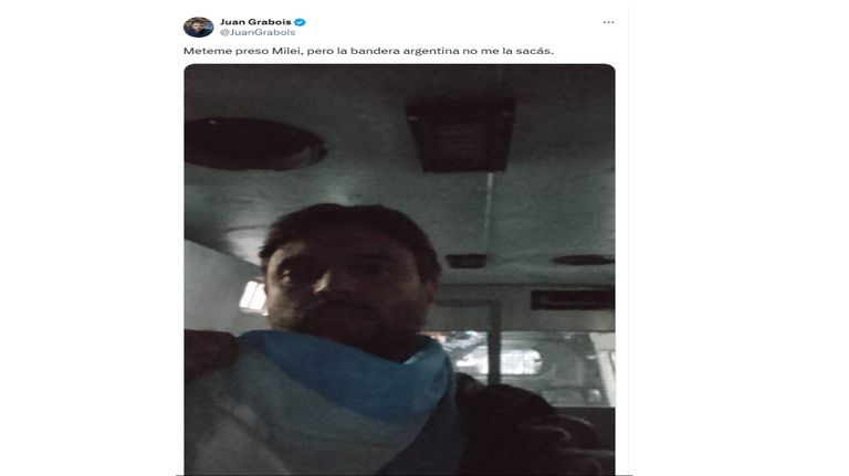 20250607 Grabois ocupó el edificio del disuelto Instituto Juan Domingo Perón y fue detenido por la policía