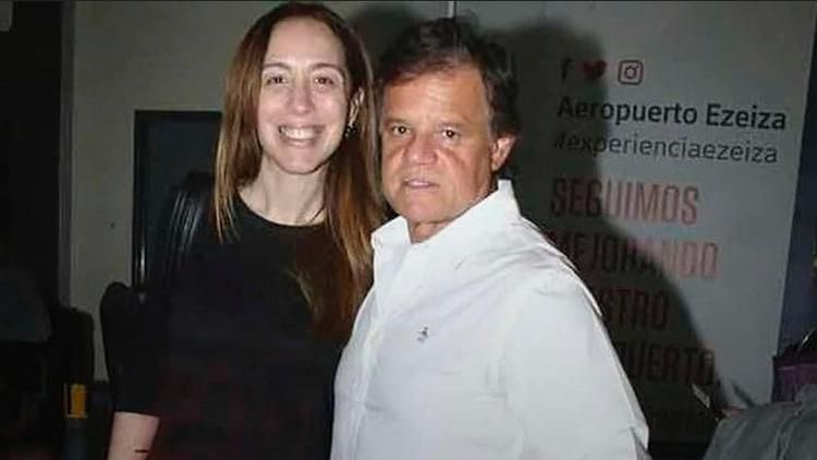 María Eugenia Vidal y Quique Sacco