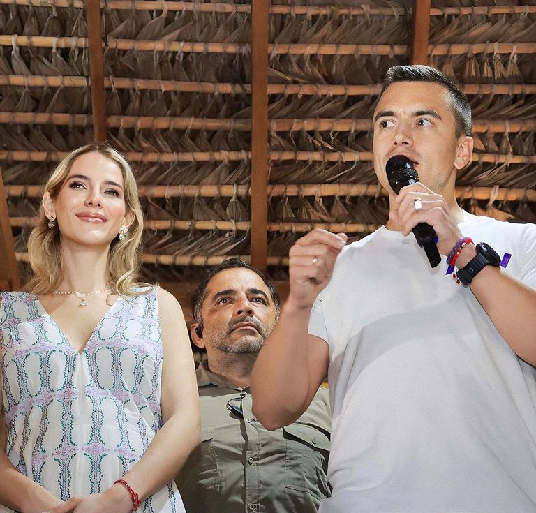 Lavinia Valbonesi, la influencer de 25 años que se transformó primera dama de Ecuador