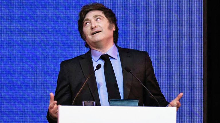 Javier Milei en el cierre de la ExpoEFI
