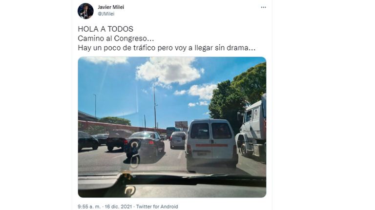 Javier Milei Twitter 20211216