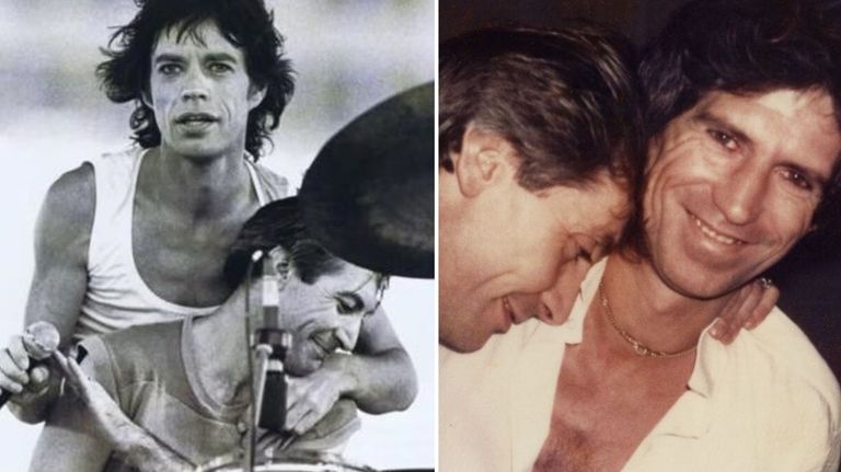 Mick Jagger, Keith Richards y Charlie Watts