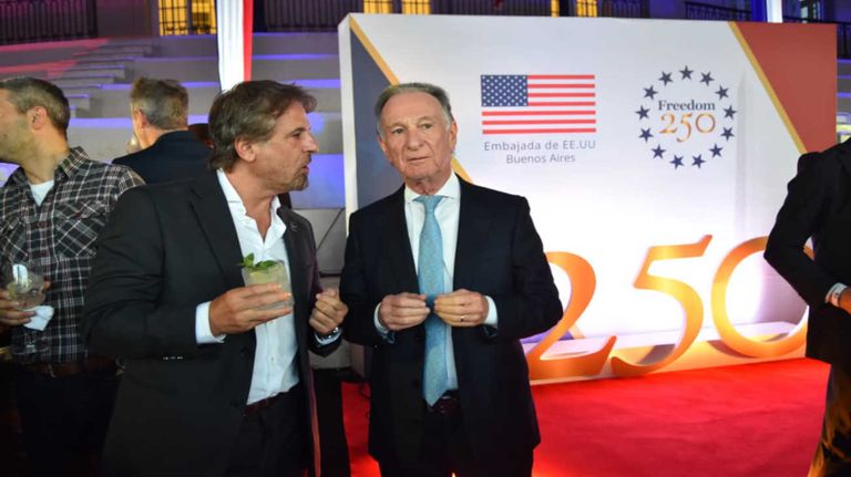 Rodeo organizado por la Embajada de USA, en La Rural