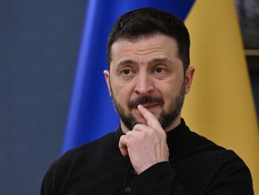 Volodimir Zelenzki, el presidente de Ucrania.