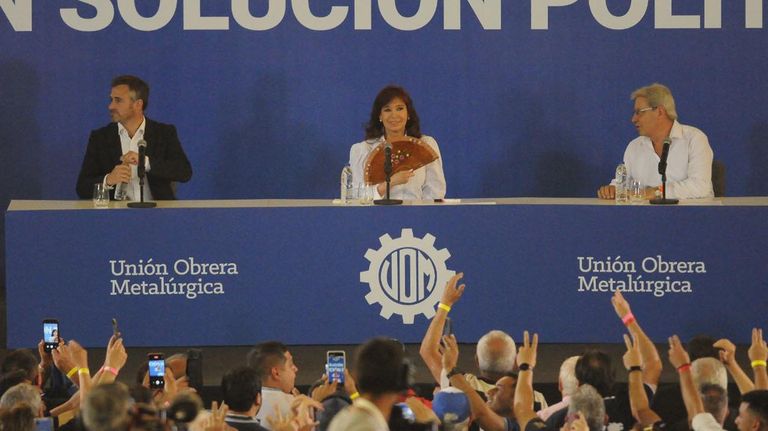 Cristina Fernández de Kirchner acto de la UOM en Pilar 20221104