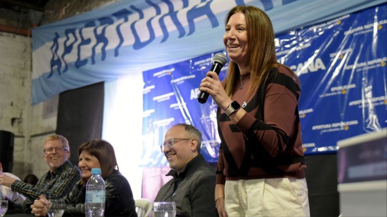 Daniela Reich, Diego Valenzuela y Patricia Bullrich 20240523