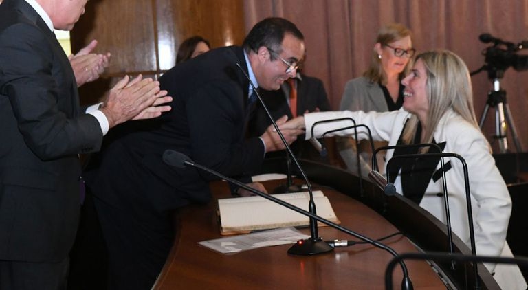 Jura de la nueva Jueza Federal María Eugenia Capuchetti.