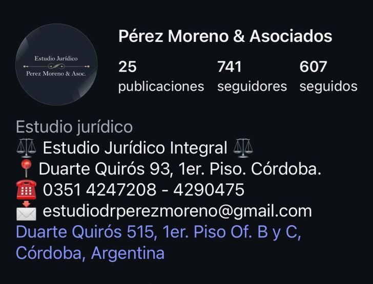 Perfil de instagram