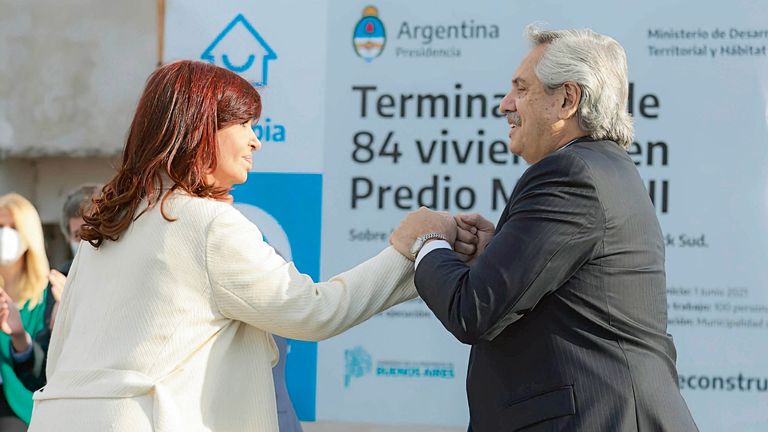 Alberto Fernández y Cristina Kirchner