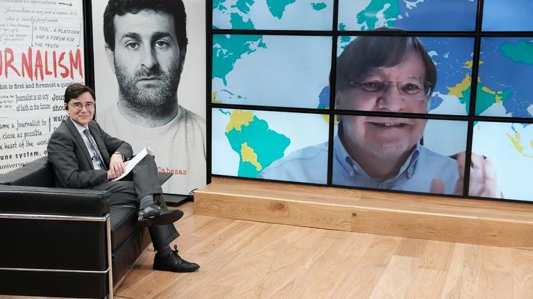 Joser Colomer, en la entrevista con Jorge Fontevecchia.