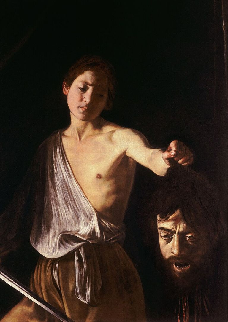 David con la cabeza de Goliat