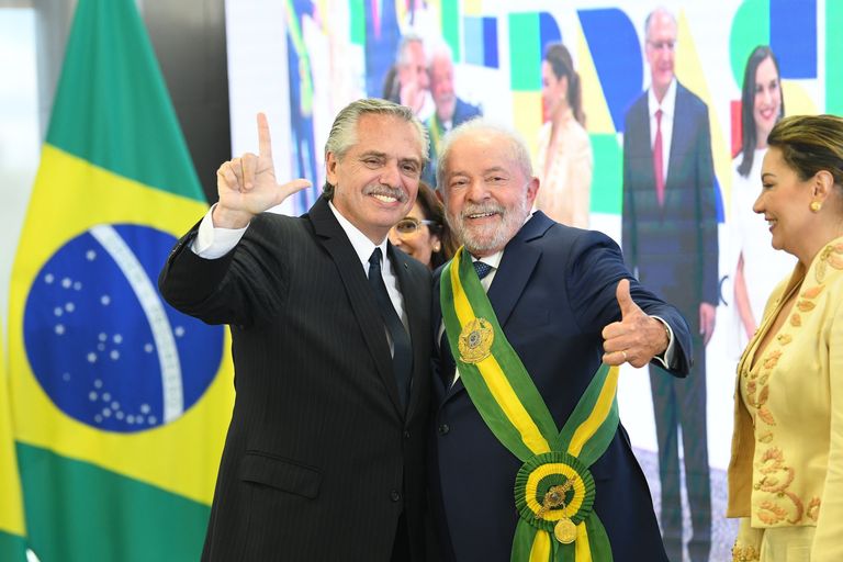 Líderes internacionales con Lula