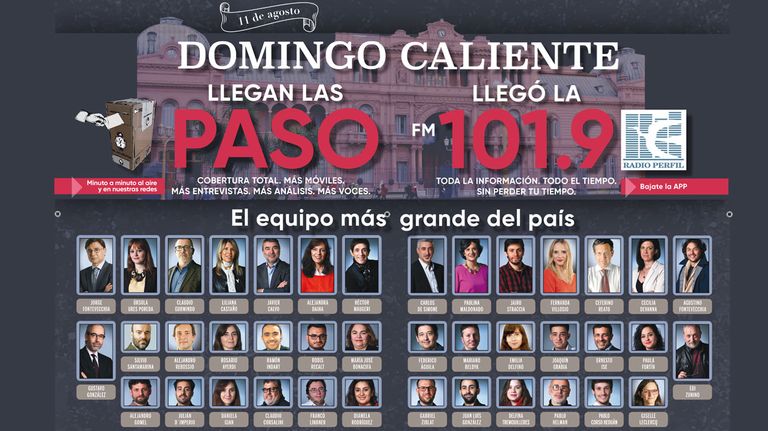 Cobertura las PASO 20190811