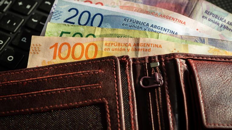 Pesos en la billetera