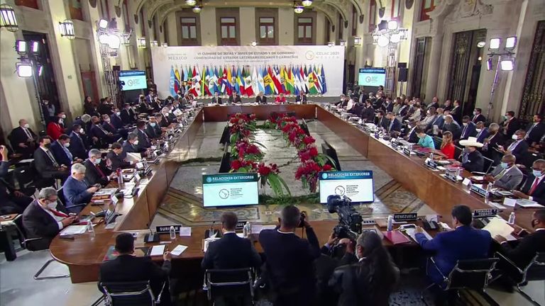 Cumbre de la CELAC en México.