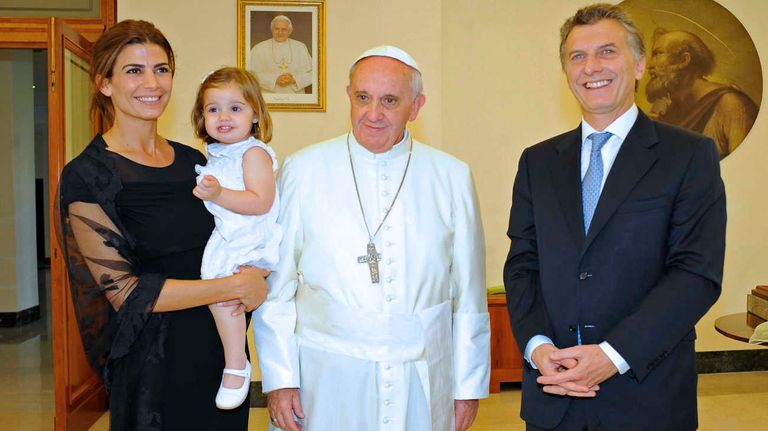 El Papa Francisco recibió hoy en el Vaticano a Mauricio Macri 20230711