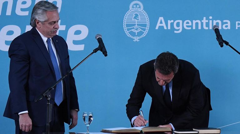 Sergio Massa asume como ministro de Economía 20220803