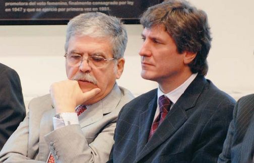 Julio De Vido y Amado Boudou