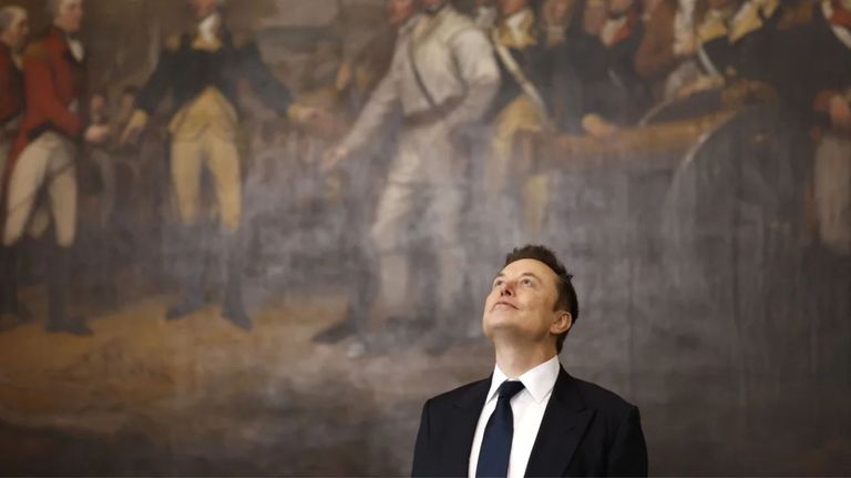 Elon Musk en la asunción de Donald Trump