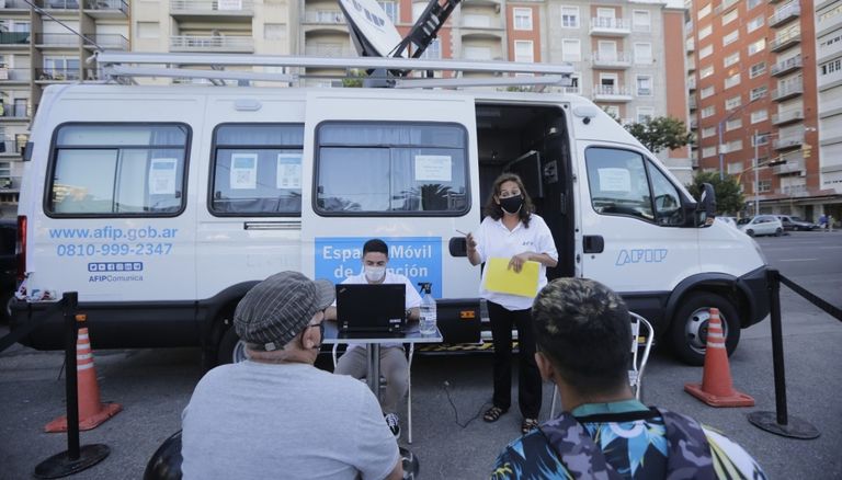 Afip en la costa