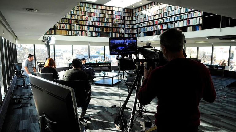 Hernán Lacunza, en la entrevista con Jorge Fontevecchia.