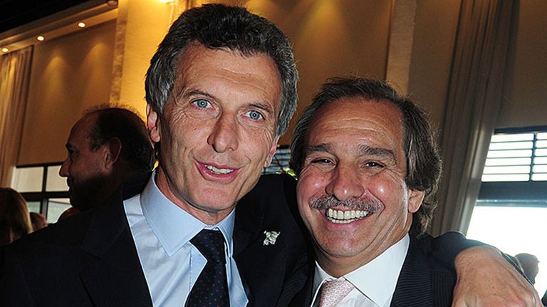 Macri y Nicolas Caputo07202018