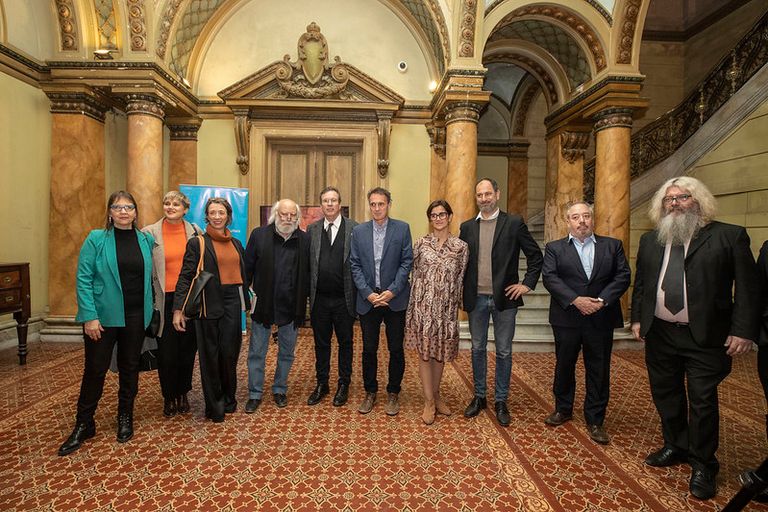 Se presentó la renovación del Espacio Borges en el edificio histórico de la Biblioteca Nacional