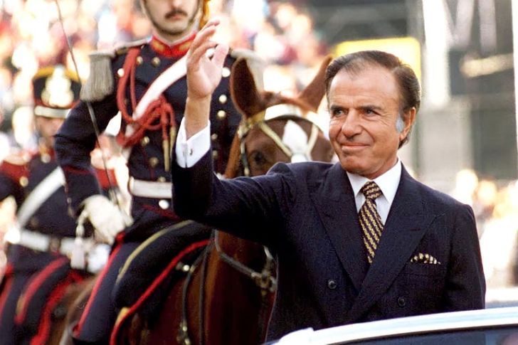Menem durante su primer mandato