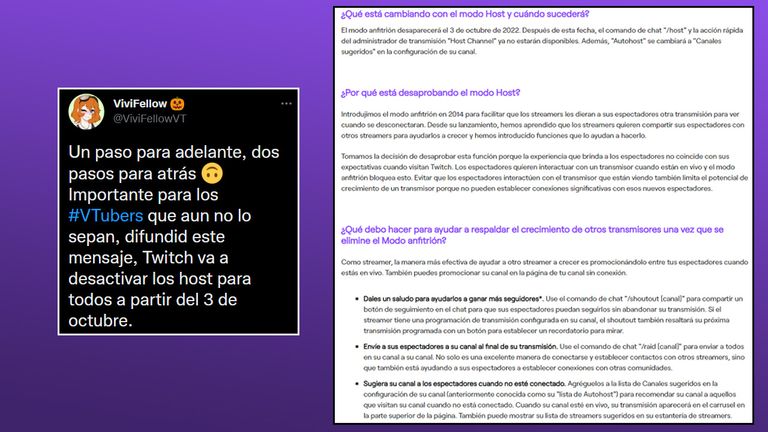 Twitch eliminará la función de host a partir de octubre