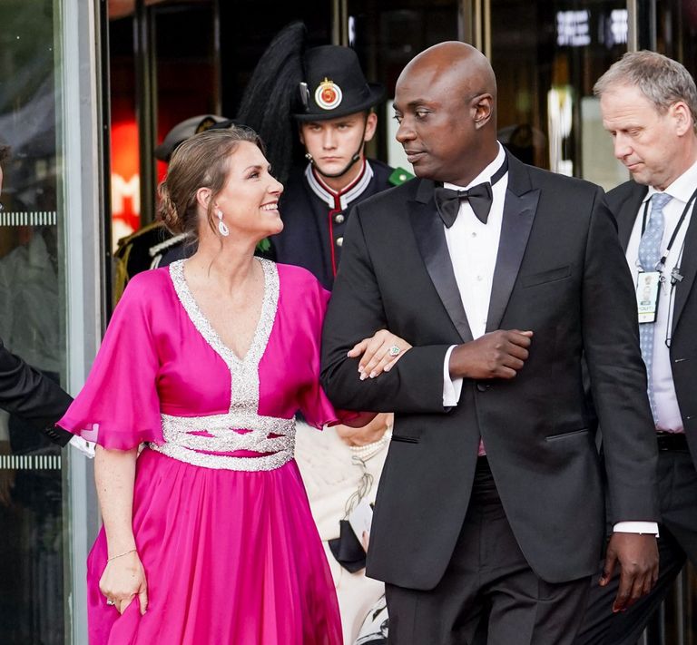 Durek Verrett y la princesa Marta Luisa de Noruega