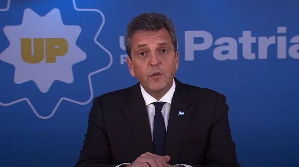 Sergio Massa, en el mensaje que dirigió en el cierre de campaña de las PASO.
