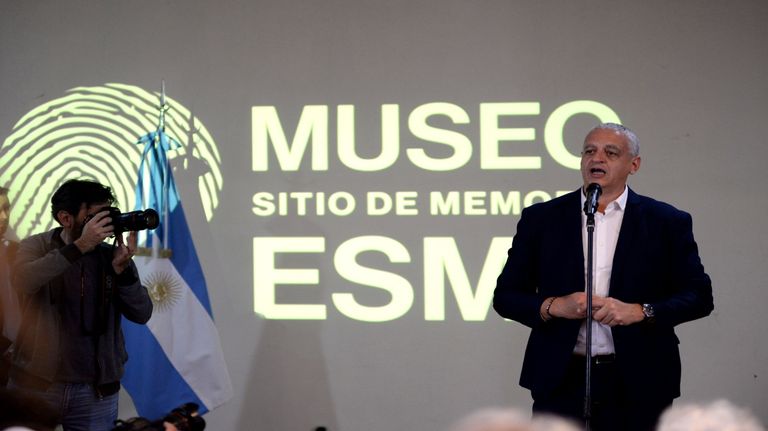 20230926 Acto de descubrimiento en El Museo Sitio de Memoria ESMA