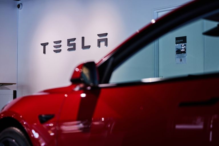 Tesla Store In Tokyo As Elon Musk Arrives In Japan For First Visit In Nine Years