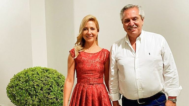 Alberto Fernández y Fabiola Yáñez