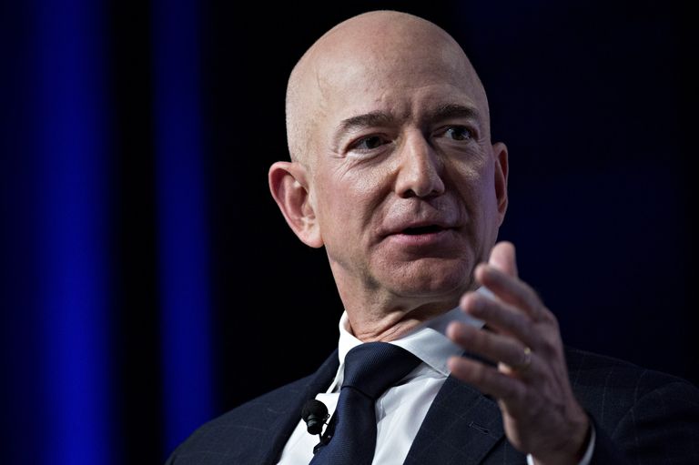 Amazon CEO Jeff Bezos Speaks At Air Force Association Air, Space & Cyber Conference