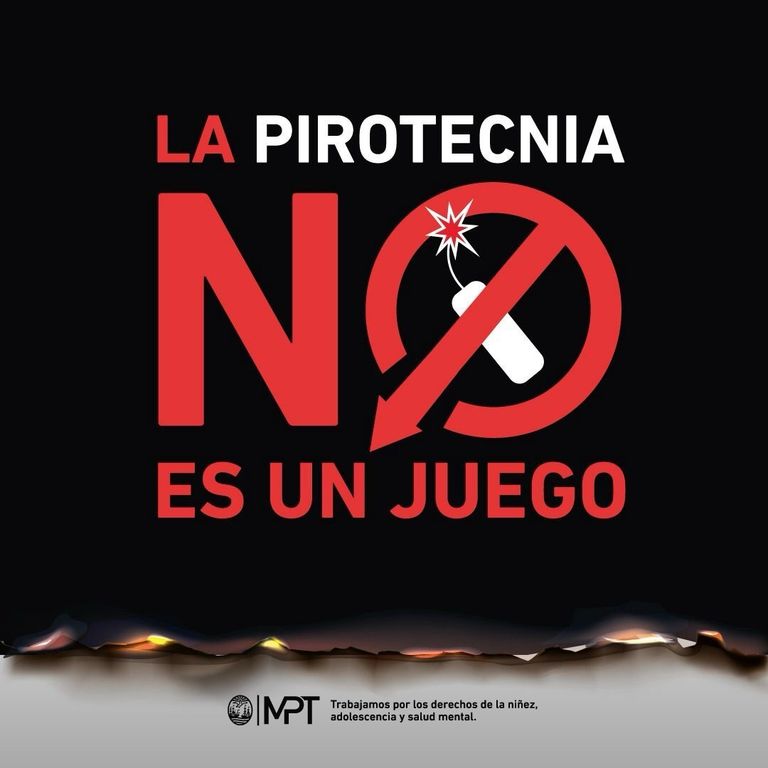 La pirotecnia no es un juego