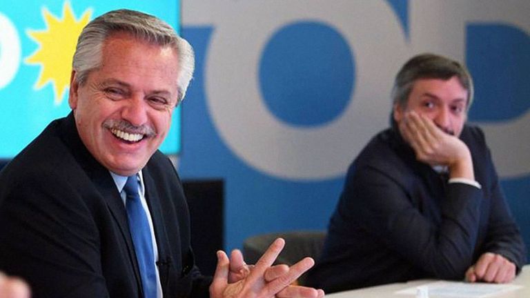 Alberto Fernández y Máximo Kirchner