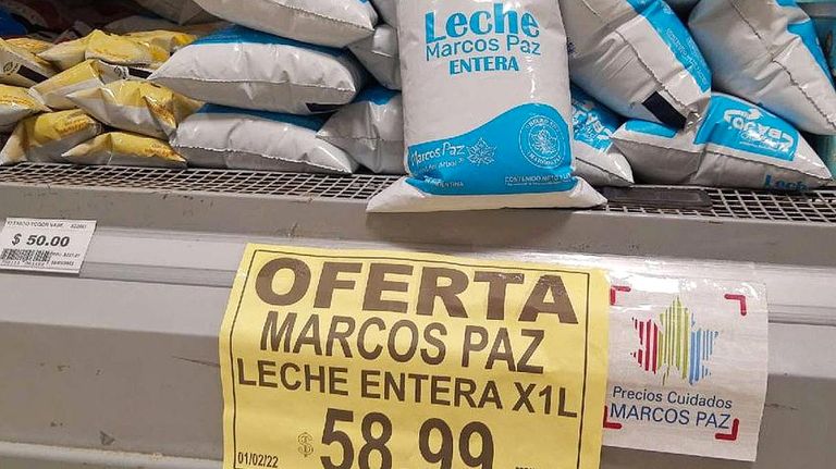 BONAERENSE VENDE LECHE DE MARCA PROPIA A MITAD DE PRECIO 20220323