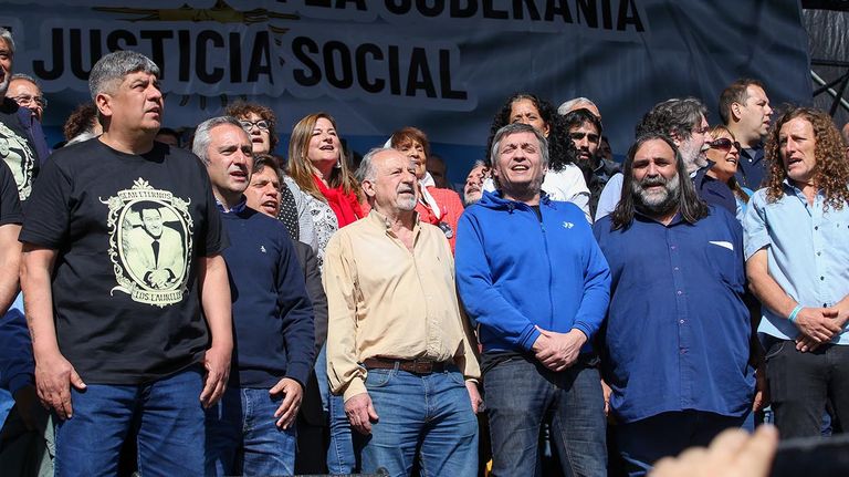 Máximo Kirchner en el acto por el 17 de octubre 20221017