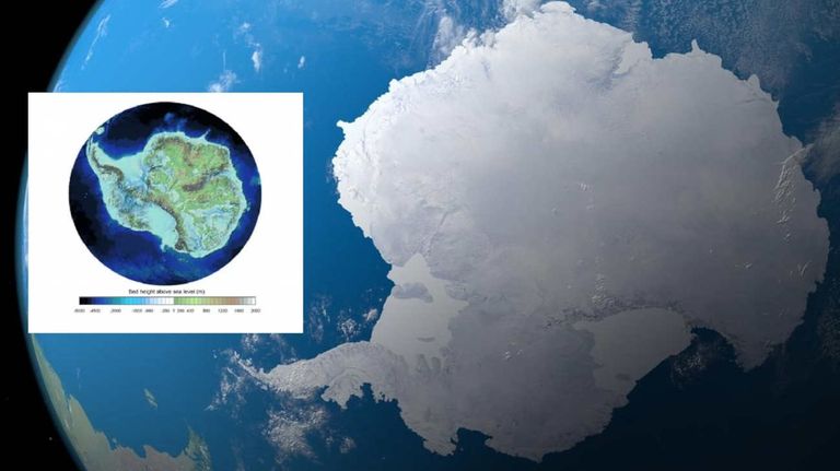 Mapa detallado de la Antártida 20250325