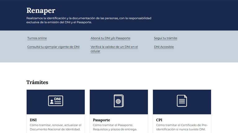 RENAPER PASAPORTE 08092025