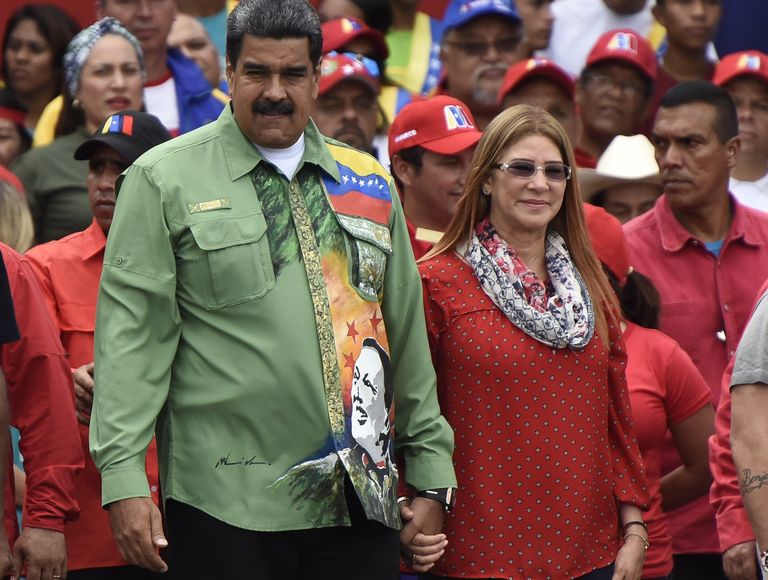 Maduro Cilia Adela Flores Wife