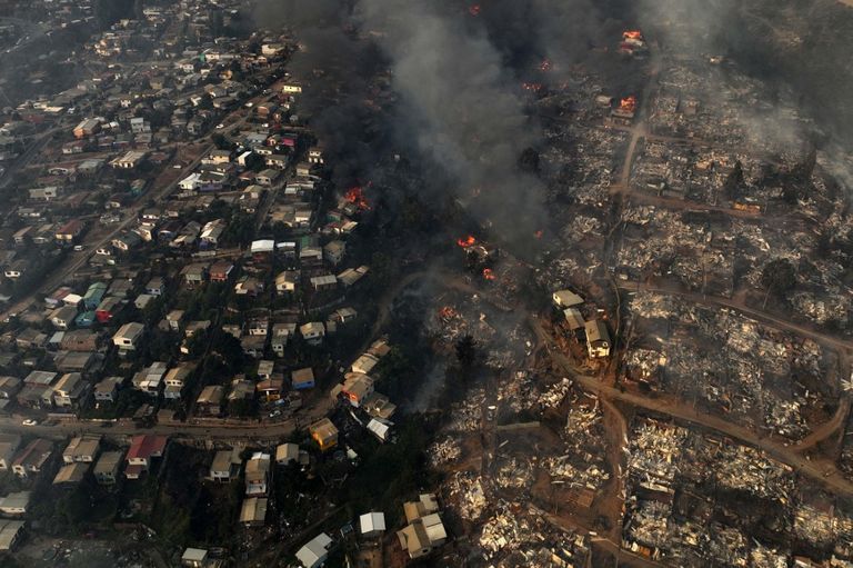 incendios chile