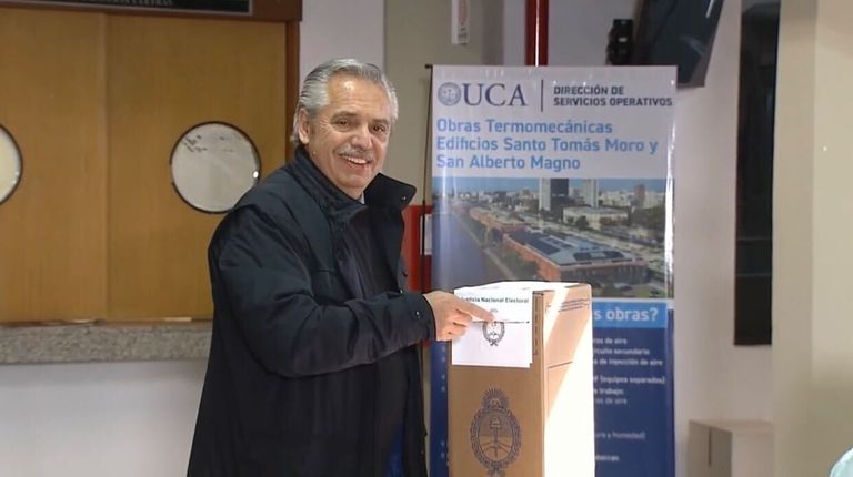 Votación Alberto Fernández y Ramiro Marra