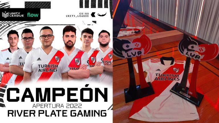 River se consagró bicampeón de la Unity League Flow de CS:GO